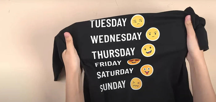 Manual Heat Press Tutorial - How to Make An Emoji T-shirt