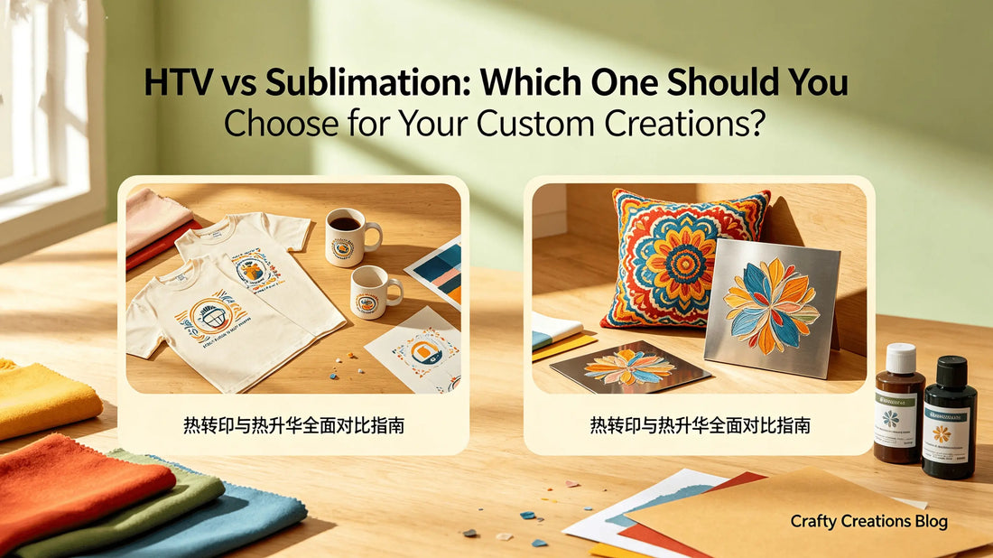 HTV vs Sublimation: Which One Should You Choose for Your Custom Creations？