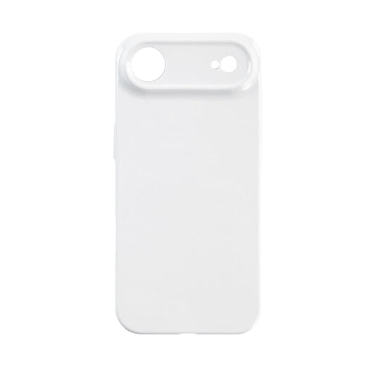 White phone case on a white background