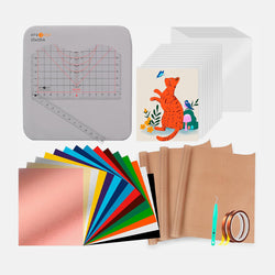 55 Pack Heat Press Accessories for 38 × 38 cm Heat Press Machine