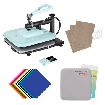 <Manual Heat Press White  - Beginner Kit>