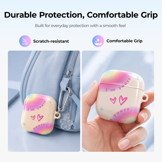 HTVRONT Sublimation Blank Glossy Airpods Case Set - 6 Pcs
