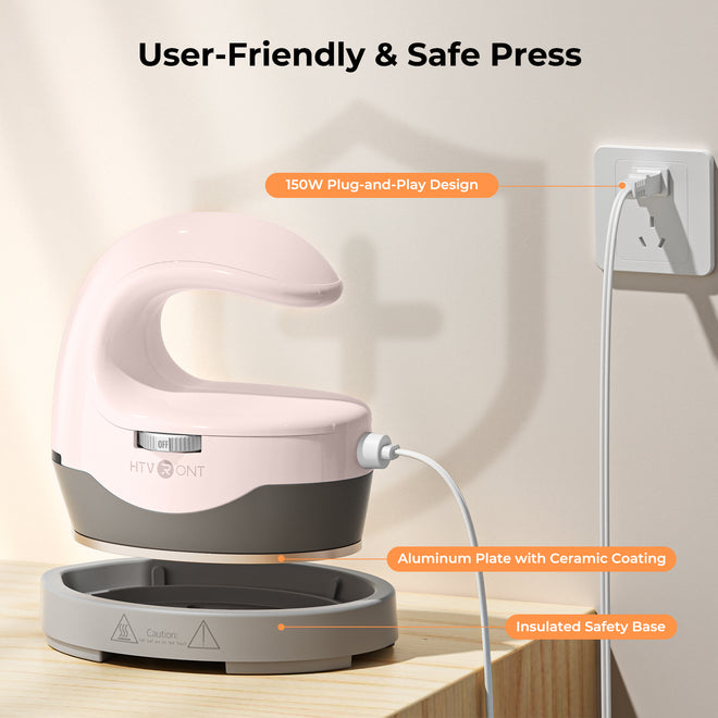 HTVRONT H1 Mini Heat Press