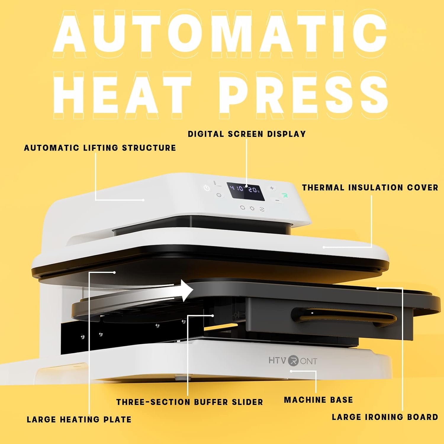 HTVRONT Auto Heat Press