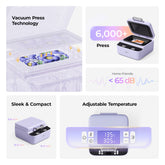 Vacuum press technology with features listed