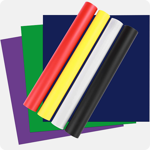 Permanent Adhesive Vinyl Sheet -30.5cm x 30.5cm 7 Pack