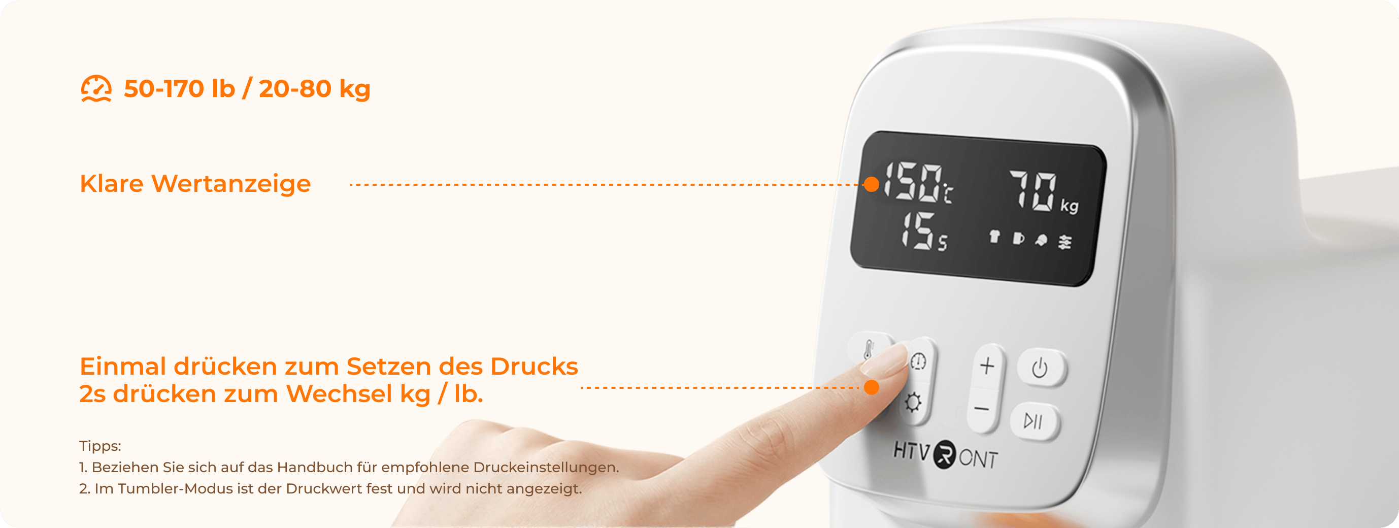 Precise Pressure, Fully Adjustable