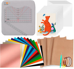 55 Pack Heat Press Accessories for 38 × 38 cm Heat Press Machine