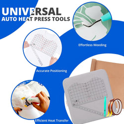 55 Pack Heat Press Accessories for 38 × 38 cm Heat Press Machine