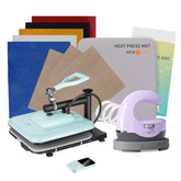 <Machine Bundle> Manual Heat Press Machine + H1 Mini + Materials