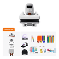 HTVRONT A100 Auto Multi Heat Press - Premium Kit