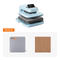 HTVONT standard kit featuring a light blue and black countertop device, a gray accessory pad, and a brown square accessory piece on a white background.(EU)